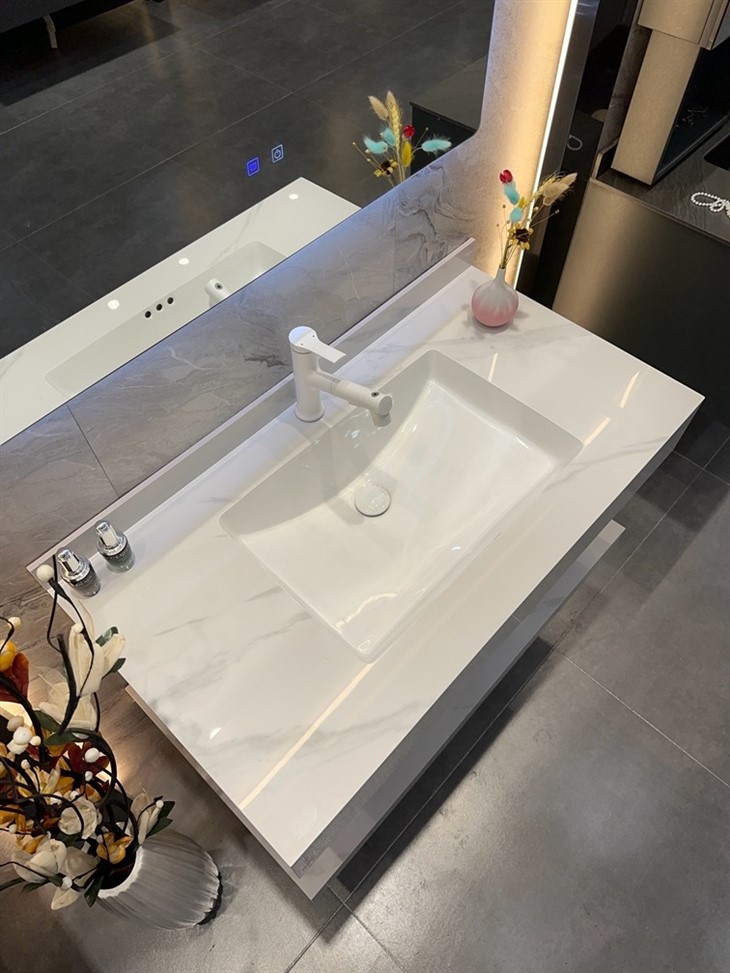 Solid Bathroom Slate Cabinets
